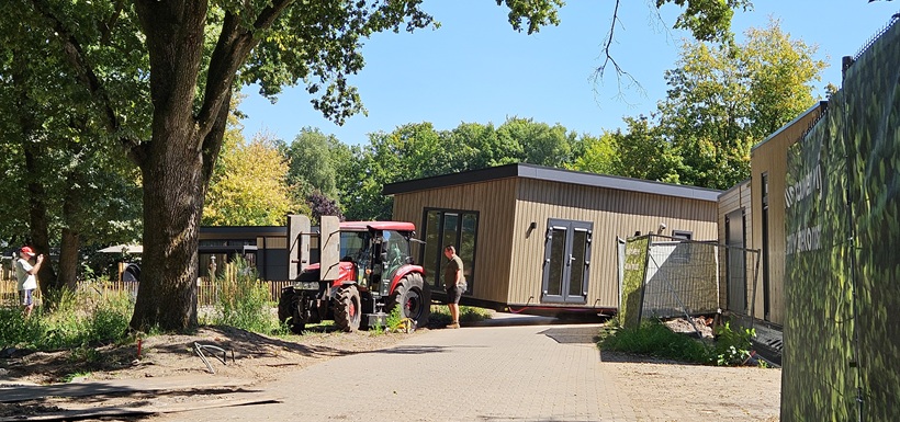 Vakantiehuis komt de bocht om